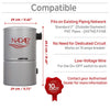 Nadair ST-600-18B dimensions, fits 2 in PVC piping, 15 amp breaker and low-voltage wiring