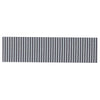 Sebo AIRBELT Textile for D, K, and C Models with 6048GS & 8034GS Clips (Black/Silver, Stripes) – 6047AM10