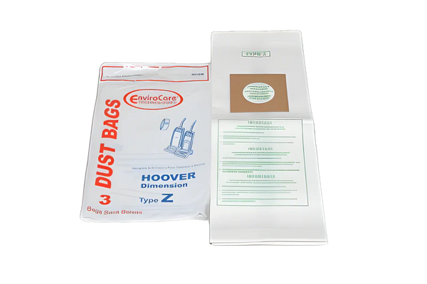 Hoover Z Paper Vacuum Bags 3-Pack Single Wall EnviroCare Replacement – Part #857SW