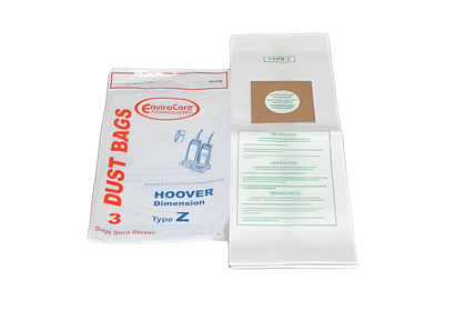 Hoover Z Paper Vacuum Bags 3-Pack Single Wall EnviroCare Replacement – Part #857SW