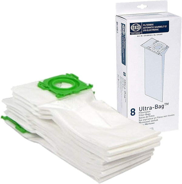Sebo Filter Bag Box X, G, C, 300/350, 370 (27-piece master carton) – 5093A4