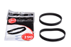 Hoover 38528040 12-Amp Elite Upright Vacuum Belts, 2-Pack – Part #40201190