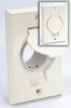 Vaculine Oval Door Basic Wall Inlet for MD central vacuum, available at Ace Vacuums