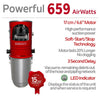 Nadair SD-659-22SF 659 AirWatts motor features, soft-start and LED indicator