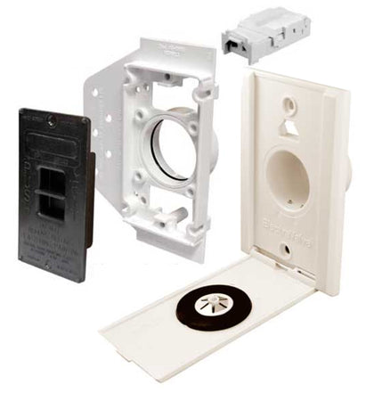 E-Box ElectraValve Connection and Face Plate for MD Central Vacuum available at Ace Vacuums
