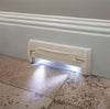 VacPort Toe Kick Vac with LED Lighting for MD central vacuum, Beige option