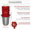 Nadair SD-710-22SF dimensions, fits 2 in PVC piping, dedicated circuit and low-voltage wiring