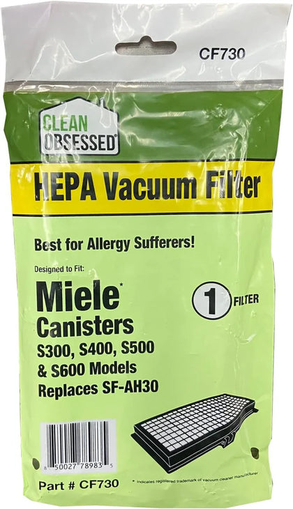 Clean Obsessed Miele HEPA Filter 1/pk – Part# CF730