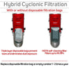 Nadair SD-750SM-32SF hybrid self-cleaning True HEPA filtration, up to 99.99%