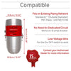 Nadair HD-750-22H dimensions, fits 2 in PVC piping, 15 amp breaker and low-voltage wiring