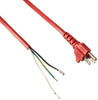Oreck Commercial 3-Wire Red Vacuum Power Cord – Parts #75558-02-328 / #75558-02-441