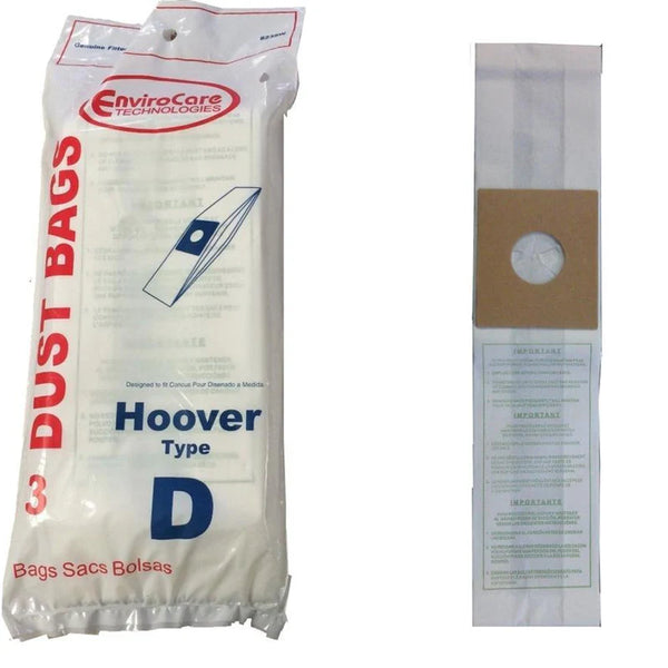 Hoover D Vacuum Bags 3-Pack Generic Replacement – Part #4010005D
