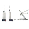 SEBO Essential G5 Upright Vacuum (Light Gray/Dark Gray) | #90407AM – upright shown front, rear and reclined