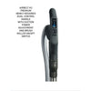 Sebo Airbelt K3 Premium ET-1 Canister | 90693AM – hose handle controls close-up
