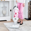 SEBO FELIX Premium Upright Vacuum (Rose) with ET-1 | #90812AMR – rose-pattern upright used in showroom