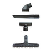 Sebo AirBelt D4 Premium (Black) #90940AM – floor heads and hand tools arranged separately