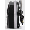 Sebo AirBelt D4 Premium (Black) #90940AM – canister standing vertically with wand parked