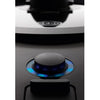 Sebo AirBelt D4 Premium (Black) #90940AM – blue illuminated control dial close-up
