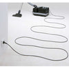Sebo AirBelt D4 Premium (Black) #90940AM – vacuum with long power cord extended on floor