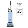 Sebo AUTOMATIC X7 Premium #91546AM (Pastel Blue) Upright – blue upright with feature-summary graphic