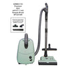 SEBO AirBelt E3 Premium Vacuum | 91646AM – pastel mint canister and matching power head with model panel