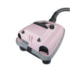 Sebo AIRBELT K3 Premium Canister Vacuum (Pastel Pink) #91699AM – pink canister underside showing wheels
