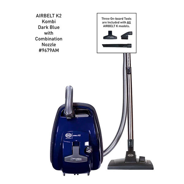 SEBO AirBelt K2 Kombi Canister Vacuum (Dark Blue) | 9679AM
