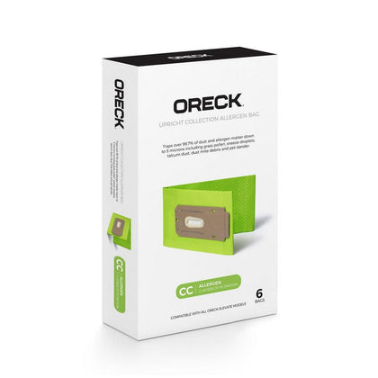 Oreck CC Saniseal Paper Vacuum Bags 6-Pack – Part #AK12206 — replacement bag product photo