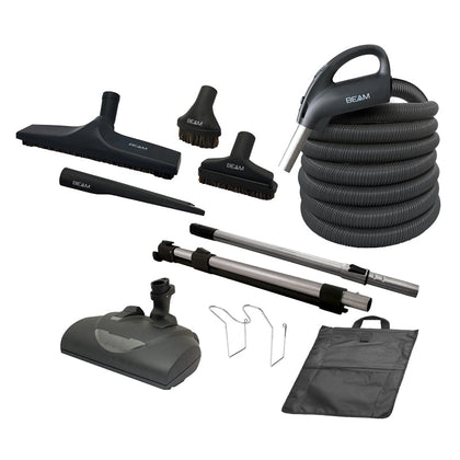 Beam Central Vacuum Kit 110V with 35 ft (10.6 m) Hose & EBK360 Powernozzle – Part# BEEL35XP available at Ace Vacuums
