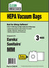 Clean Obsessed Eureka Sanitaire Type MM HEPA Vacuum Bags – 3 Pack Part #CH219 available at Ace Vacuums