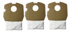 Clean Obsessed CO711 Canister HEPA Vacuum Bags – 9/PK #CO711BG – three filter bags laid out