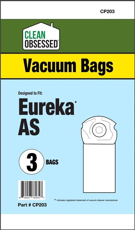 Clean Obsessed Eureka Type AS Micro Paper Bags 3/PK Part #CP203