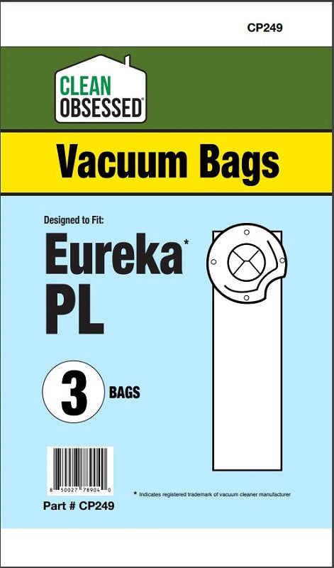 Clean Obsessed Eureka Type PL Micro Paper Bags 3/PK Part #CP249