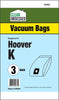 Clean Obsessed Hoover Spirit Type K Micro Paper Bags 3/PK Part #CP321 available at Ace Vacuums
