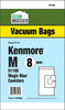 Clean Obsessed Kenmore Type M 51195 Micro Paper Bags 8/PK Part #CP495 available at Ace Vacuums