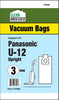 Clean Obsessed Panasonic U-12 Micro Paper Bags 3/PK Part #CP592 available at Ace Vacuums
