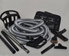 Central Vacuum Fit All 35Ft Low Voltage Vacuum Cleaner Tool Kit #06-4940-66 – coiled hose and attachment-kit contents