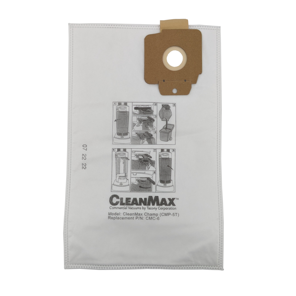 CleanMax Champ HEPA Media Bags (6-Pack) Fits CMP-5T - CMC-6
