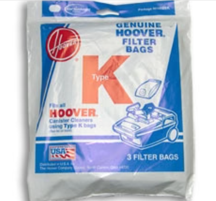 Hoover K Vacuum Bags 3-Pack Replacement – Part #4010028K
