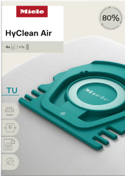 Miele TU HyClean Air 4 Vacuum Bags for Guard L1 & Guard S1