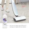 Hizero Anti-Bacterial Hard Floor Cleaning Solution -M9200004901 – floor-cleaner and solution coverage graphic