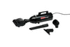Metrovac VAC N GO® 500 Watt HI Performance Hand Vac – Part# 105-105244 – black hand vacuum with wide nozzle and tools