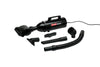 Metrovac VAC N GO® 500 Watt HI Performance Hand Vac – Part# 105-105343 – black hand vacuum with hose and wide-nozzle accessory set