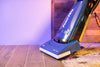 Powr-Flite Rigel Pro Upright Vacuum – Part# PV100-W14-U – floor nozzle cleaning a rug edge