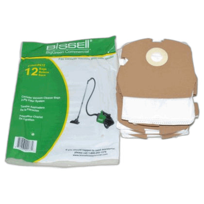 Bissell Paper bags for BGC3000 compact canister ( 12 pack )