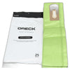 Oreck Hypoallergenic Paper Vacuum Bags 25-Pack (O/S Non-Dock, Green) – Part #AK12125