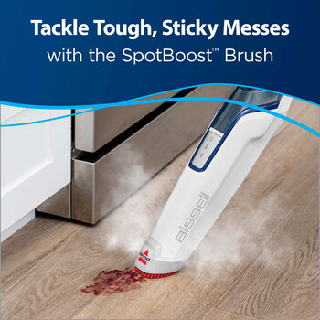 Bissell PowerFresh Deluxe Steam Mop -1806 – spot brush treating floor stain