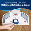 Bissell PowerFresh Deluxe Steam Mop -1806 – fragrance disk tray close-up