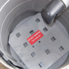 Protect plate installed inside the VacuMaid SR820 canister