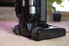 Riccar R25 Premium Pet Upright Vacuum - R25P.2 – rear wheel and lower housing close-up